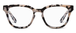 Betsy Black Marble Cat Eye Blue Light Glasses