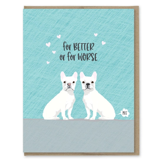 Better Or For Worse Wedding Card