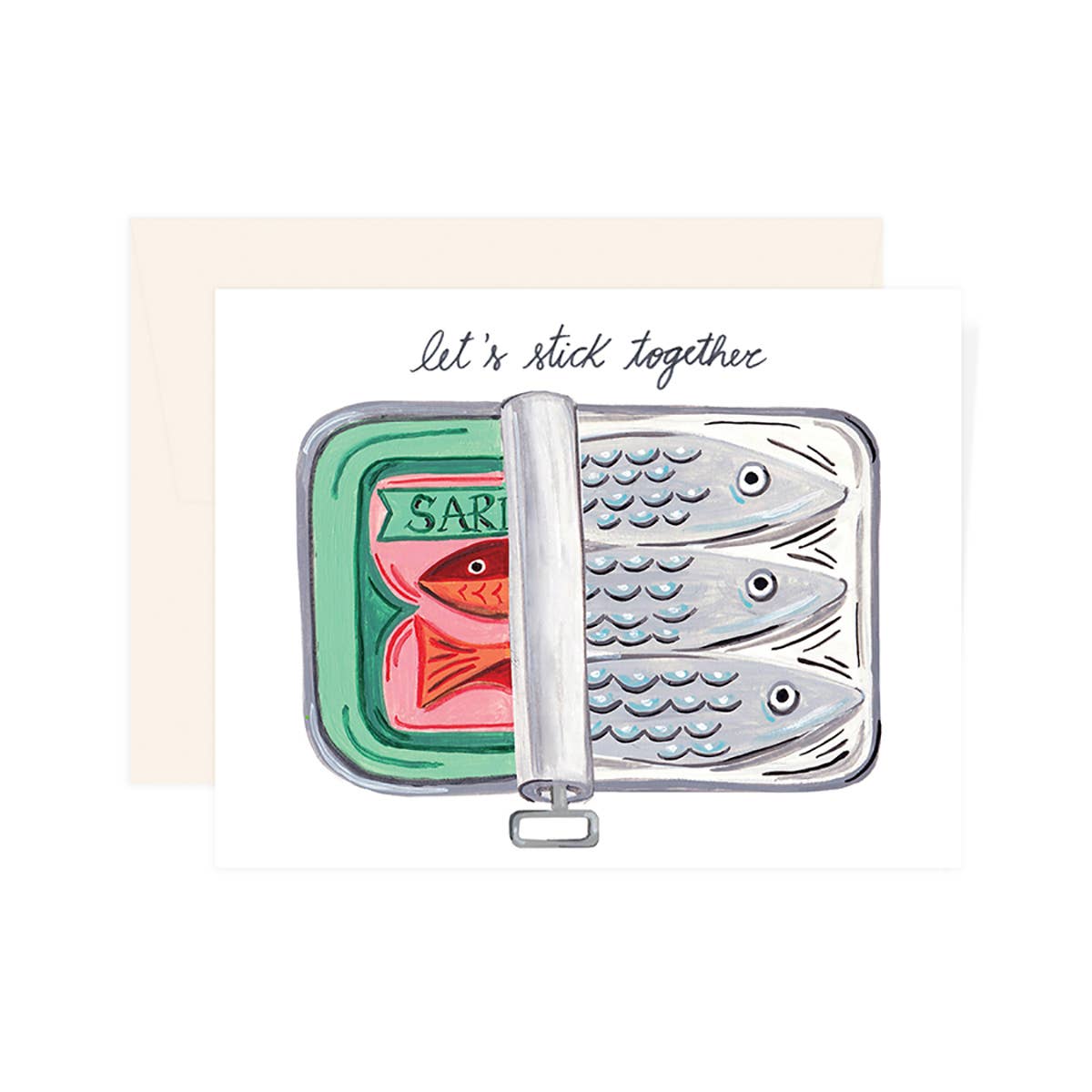 Sardines Together Card