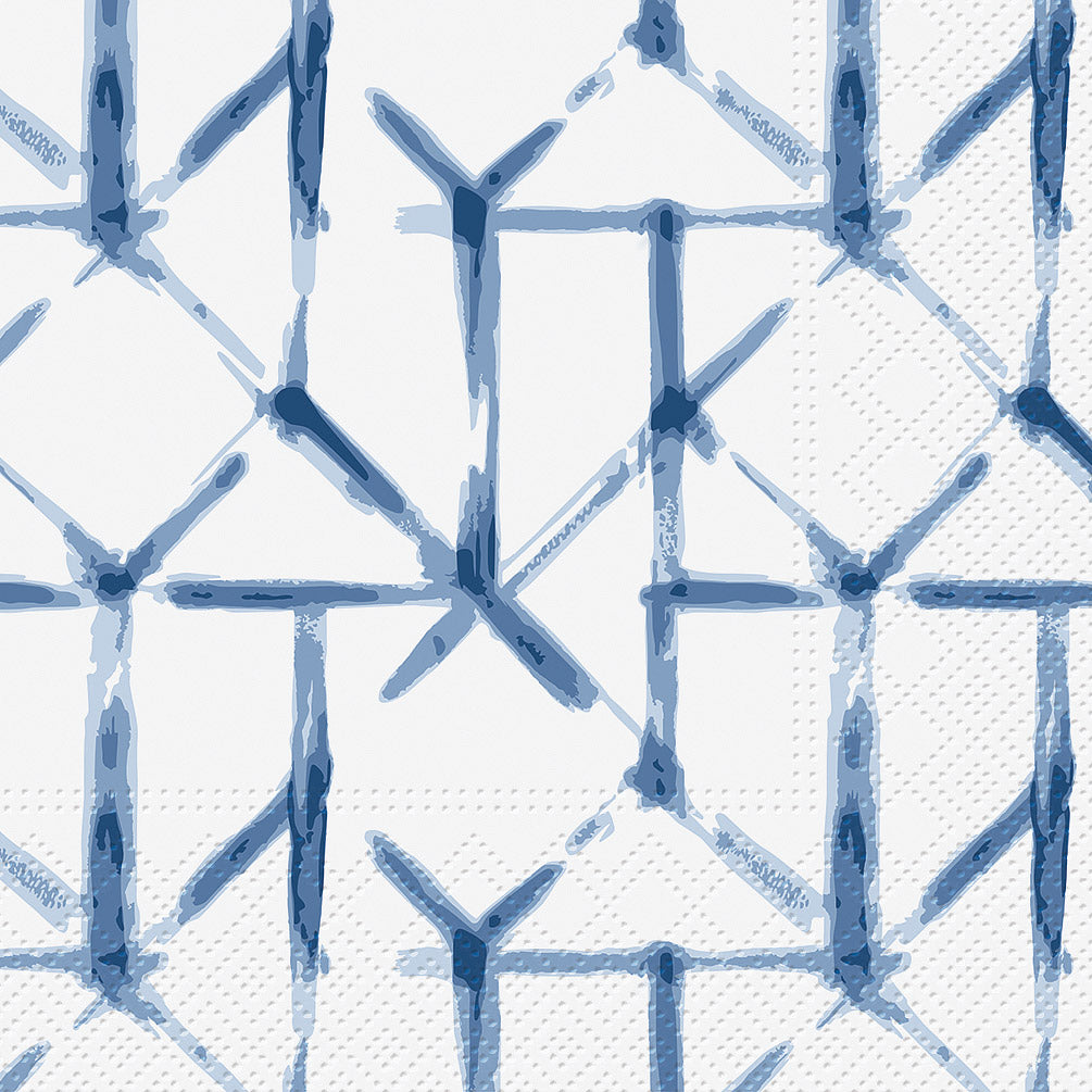 Watercolour Grid Paper Napkin