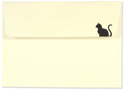 Black Cat Blank Boxed Cards