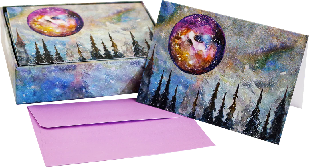Mystic Moon Blank Boxed Cards