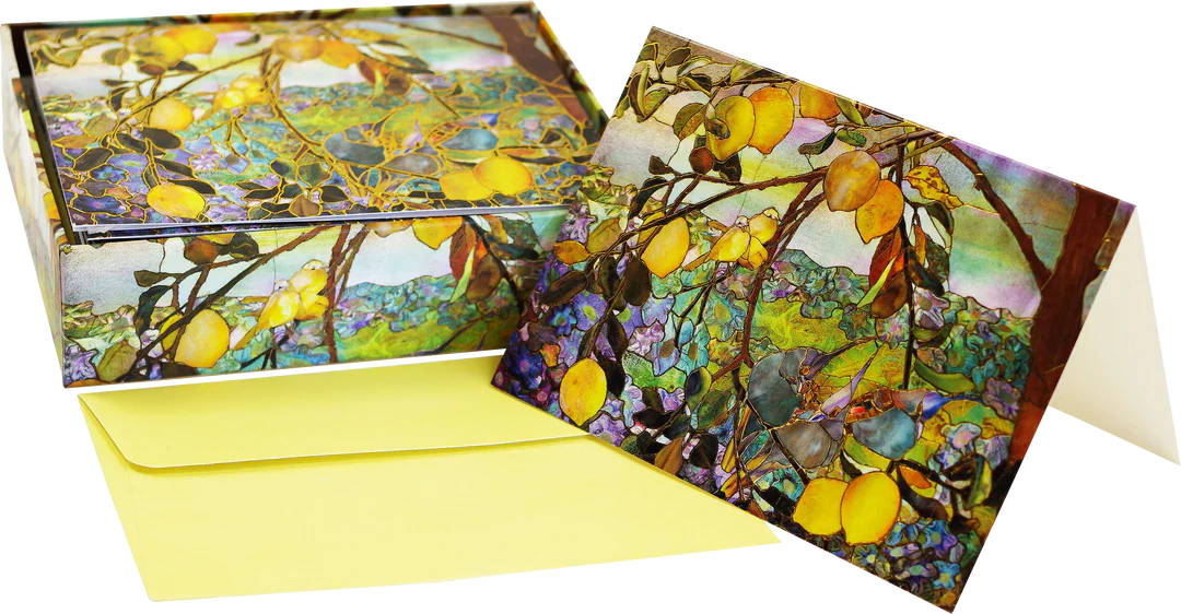 Tiffany Lemon Tree Blank Boxed Cards
