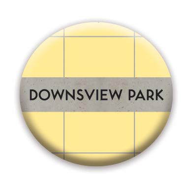 Toronto Subway Buttons - University Line