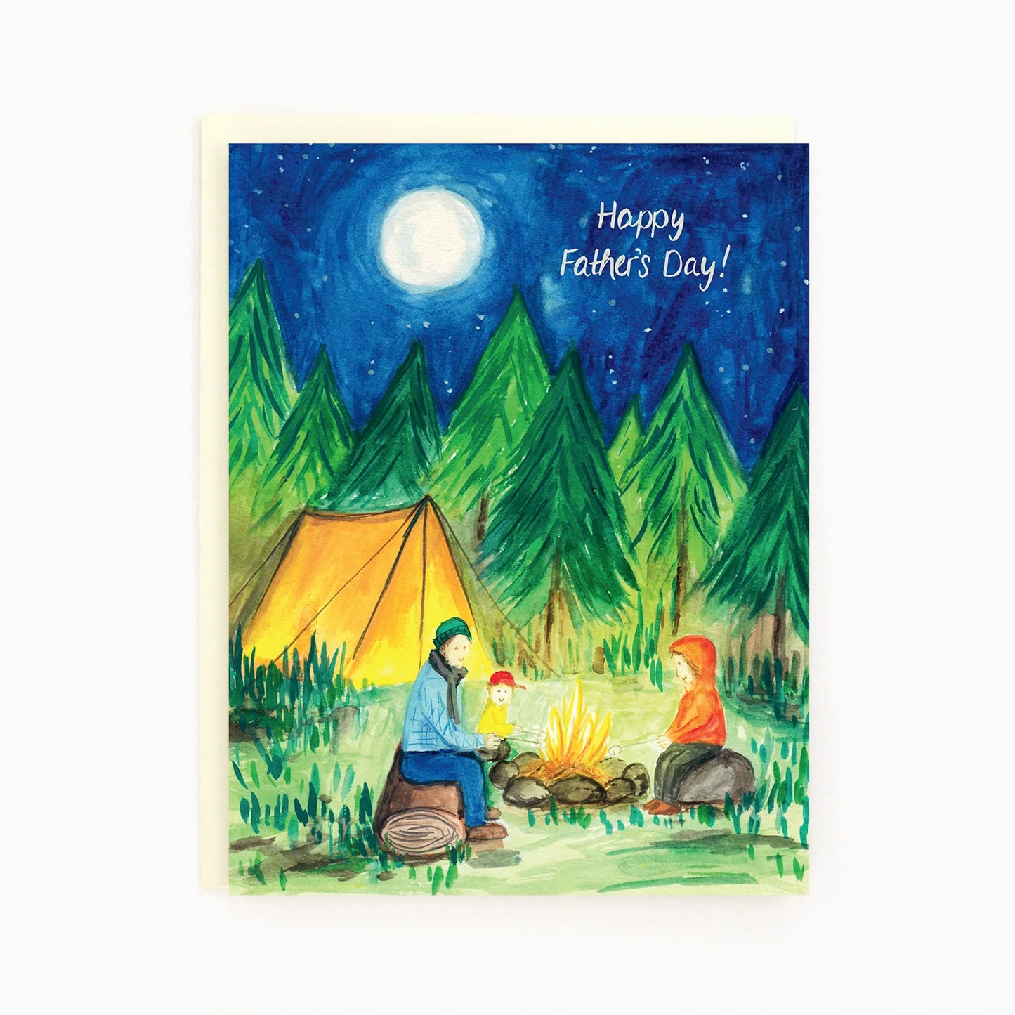 Dad Camping card