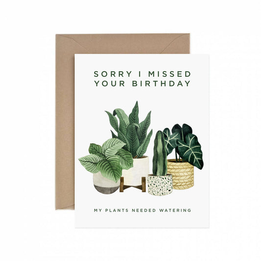 Sorry I Missed Your Birthday Card