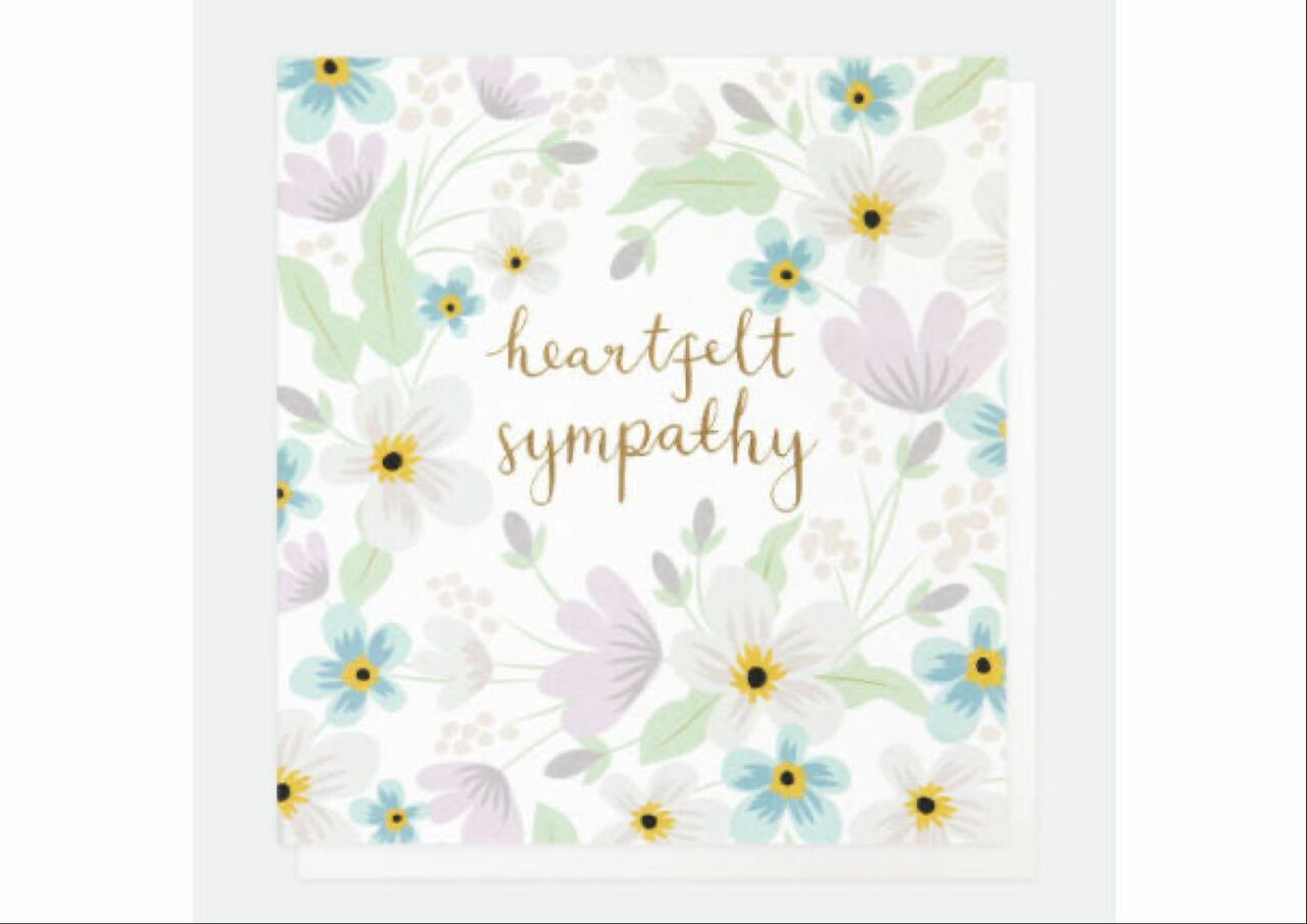 Heartfelt Sympathy Card