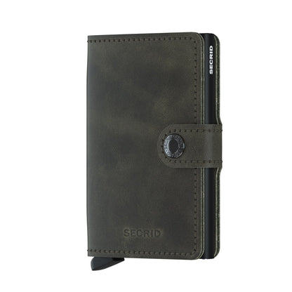 Miniwallet Vintage Olive-Black