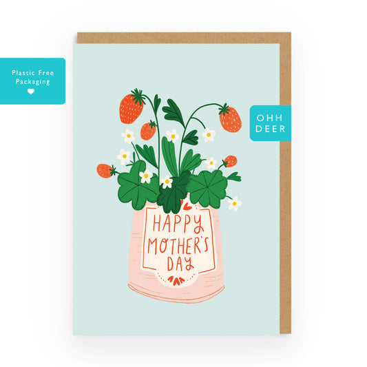 Mothers Day Strawberries Card