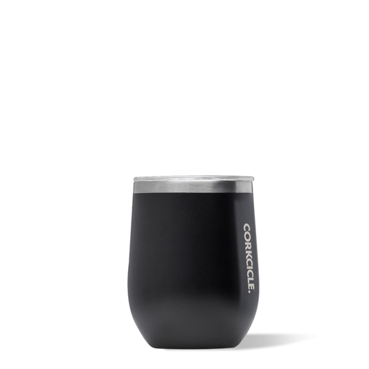 Matte Black Stemless 12oz