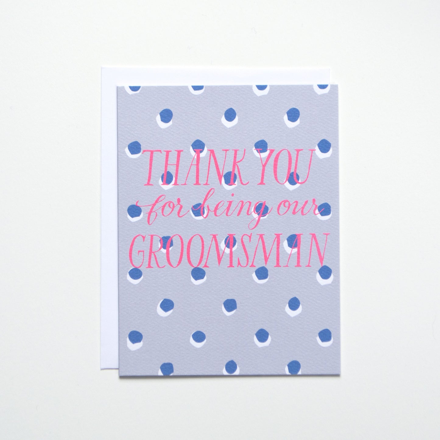 Thank You Groomsman Card