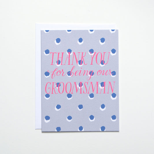 Thank You Groomsman Card