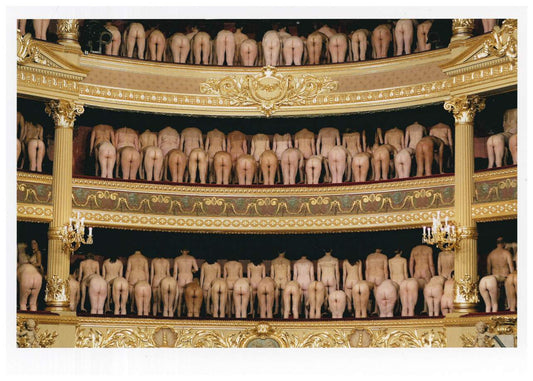 Naked People In Theatre Birthday Card