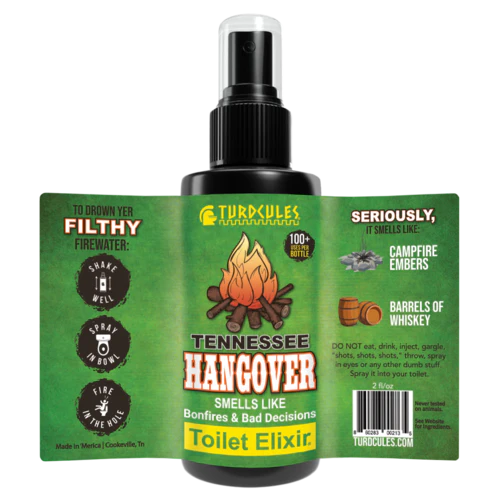 Turdcules - Tennessee Hangover Toilet Spray