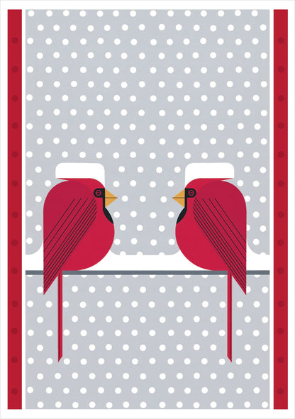 Charley Harper Cool Cardinals Holiday Boxed Cards