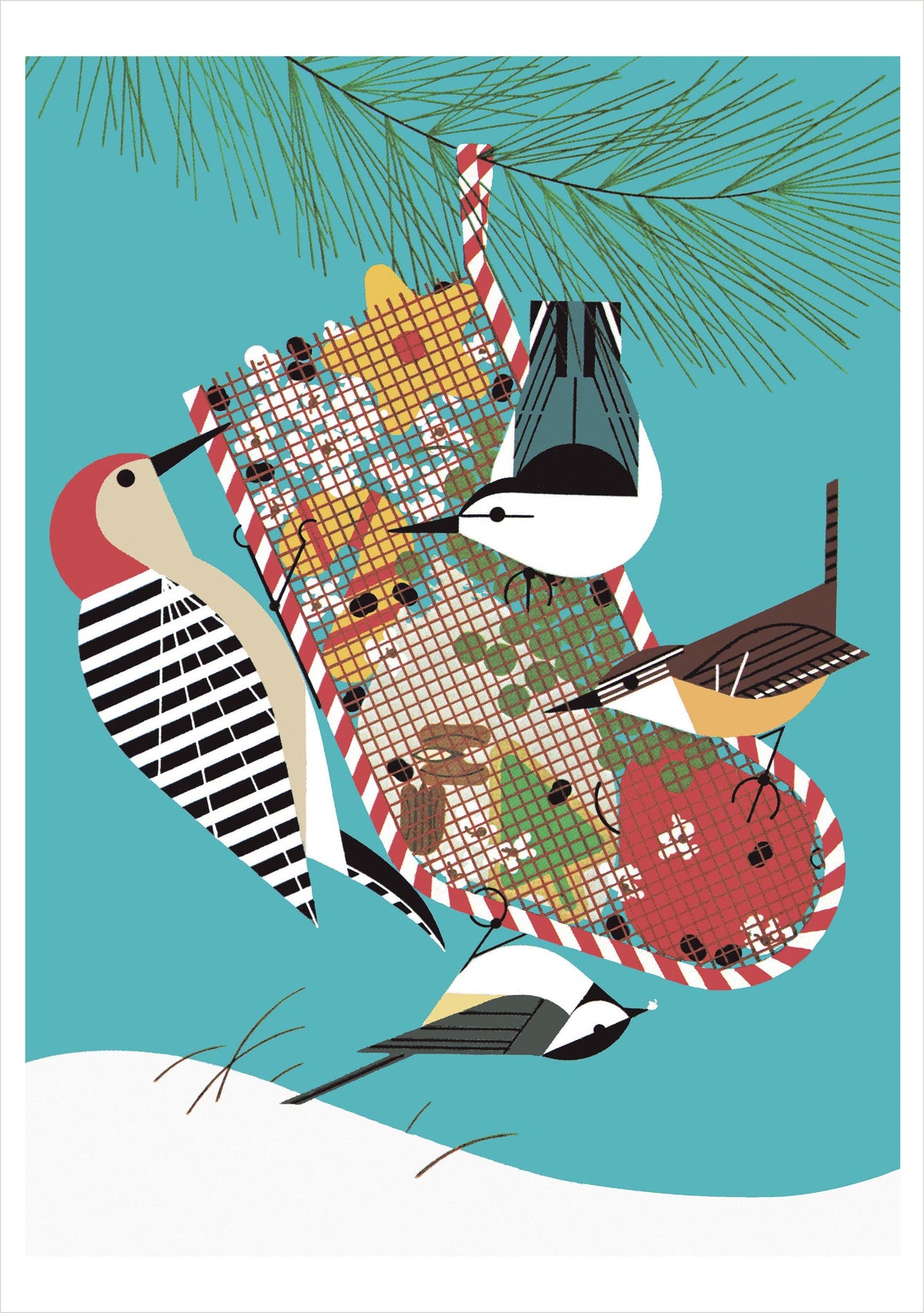 Charley Harper Birds Holiday Assortment Boxed Cards