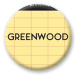 Toronto Subway Buttons - Danforth Line