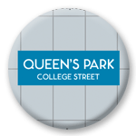 Toronto Subway Buttons - University Line