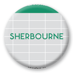 Toronto Subway Buttons - Danforth Line