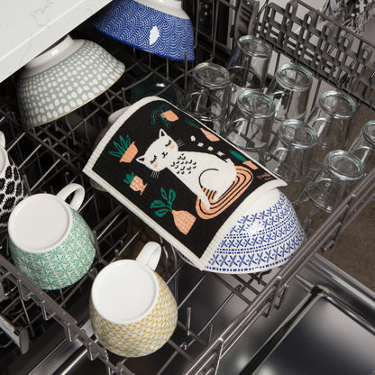 Swedish Dishcloth Cat Nap