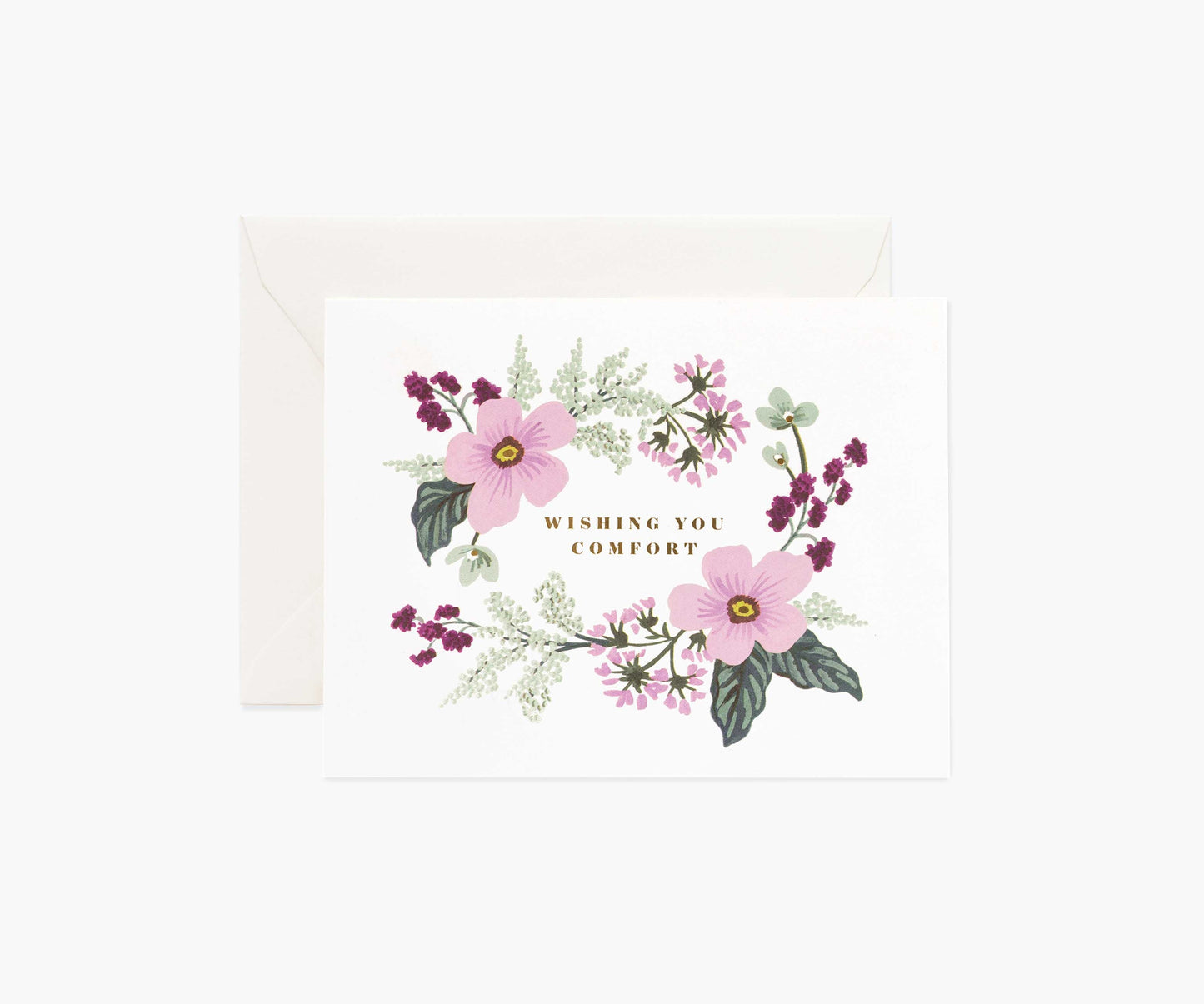 Wishing You Comfort Bouquet Card