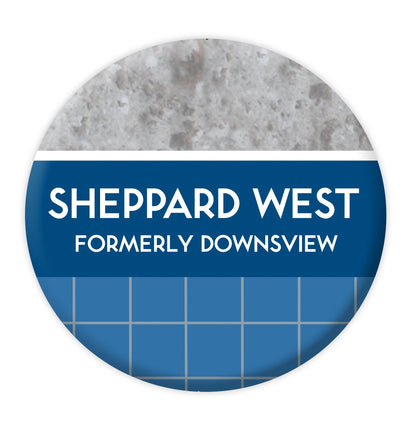 Toronto Subway Buttons - University Line