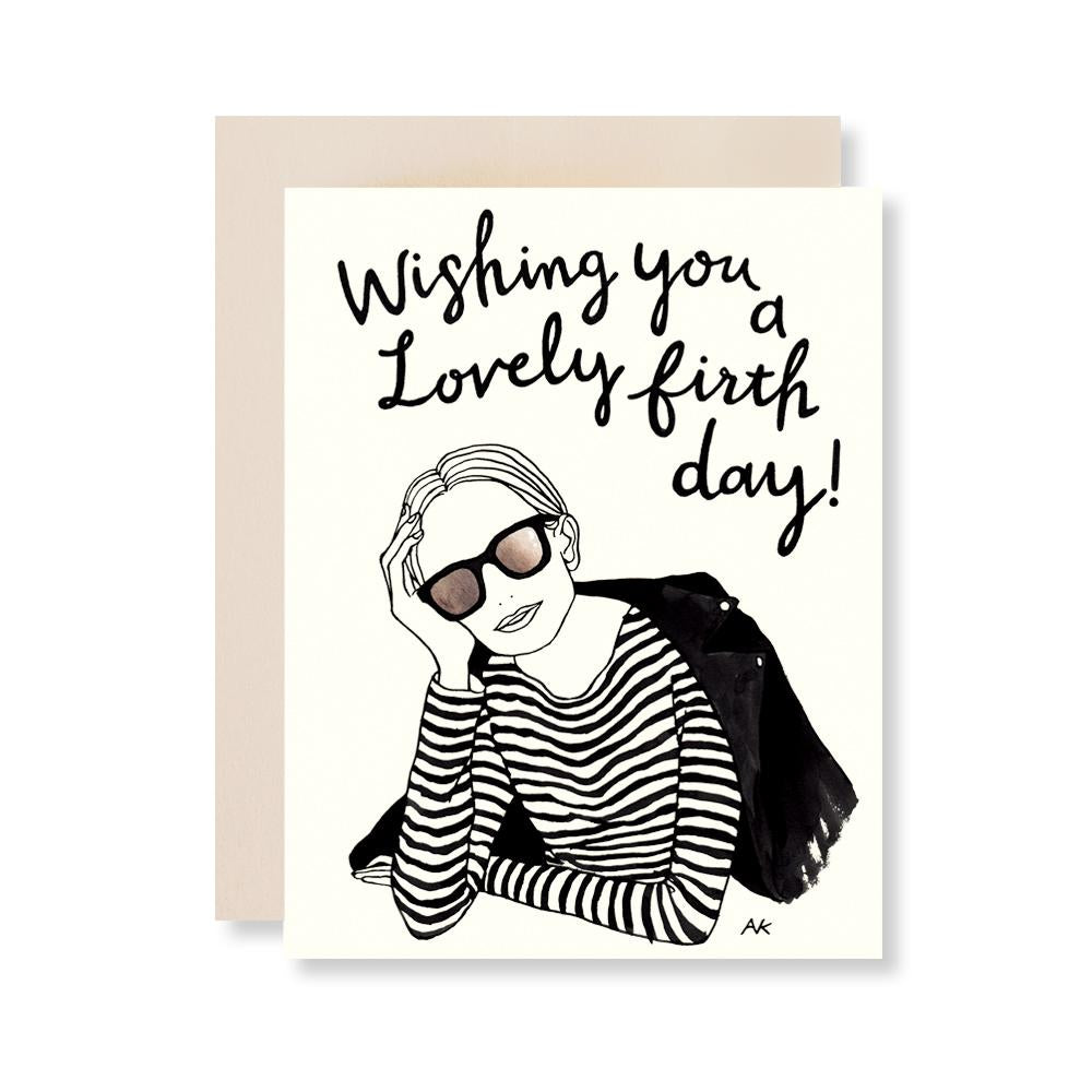 Wishing You A Lovely Birthday Card